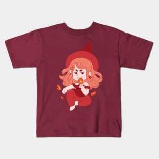 Fire Witch Kids T-Shirt